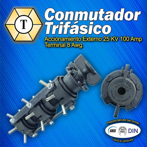 Conmutador Trifásico Trodica