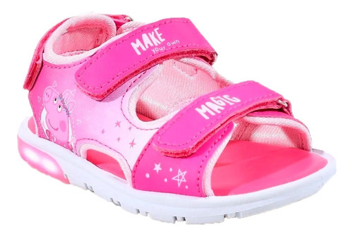 Sandalias Footy Lifestyle Niña Peppa Pig Rosa-blanco Cli