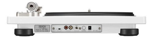 Tocadiscos Denon Dp-400 Blanco Semiautomático 33/45/78 Rpm