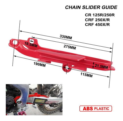 Off Road Chain Slider Guide For Cr125r/250r Crf250r