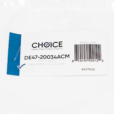 Choice Parts De47-20034acm Microwave Oven Thermostat For Vve
