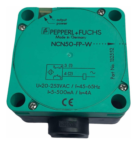 Pepperl+fuchs Ncn50-fp-w Sensor Inductivo 132552