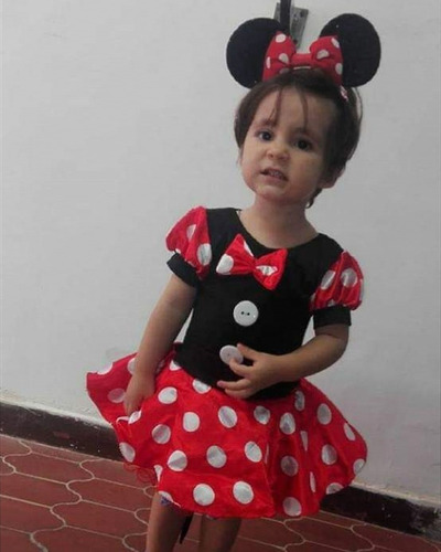 Disfraz Vestido Niña Minnie Mouse