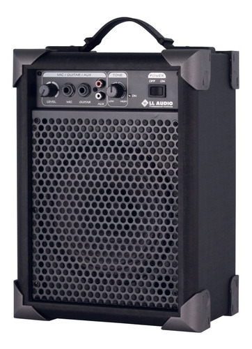 Caixa De Som Amplificada Microfone/guitarra Lx40