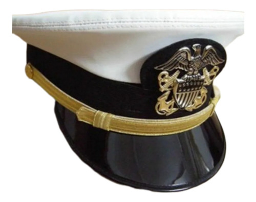 Gorra Naval Oficial Us Navy Marina De Guerra Ee. Uu