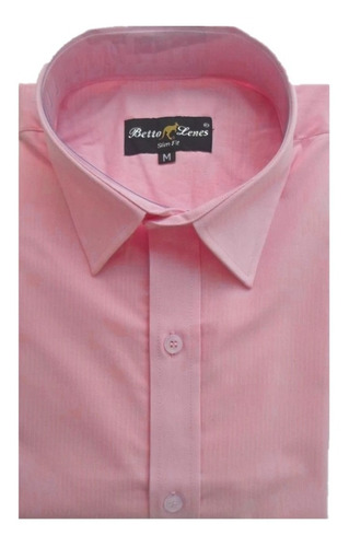 Camisas Slim Fit Rosado