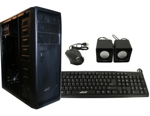 Gabinete Kit Atx Estandar C/fuente, Teclado Mouse Parlantes