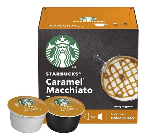 Imagen 1 de 5 de Starbucks Caramel Macchiato Promo 3 Cajas X 12 Dolce Gsto