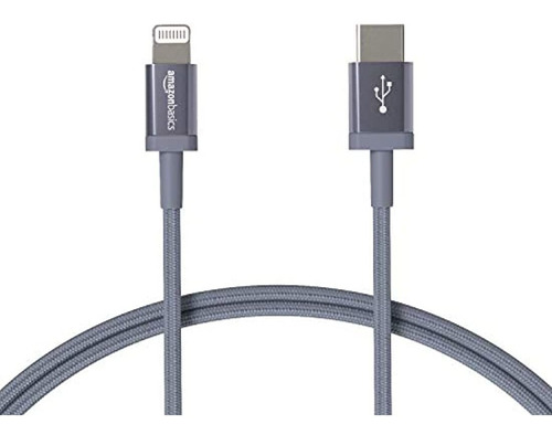 Cable Trenzado De Nailon Usb-c A Lightning Cargador De Apple