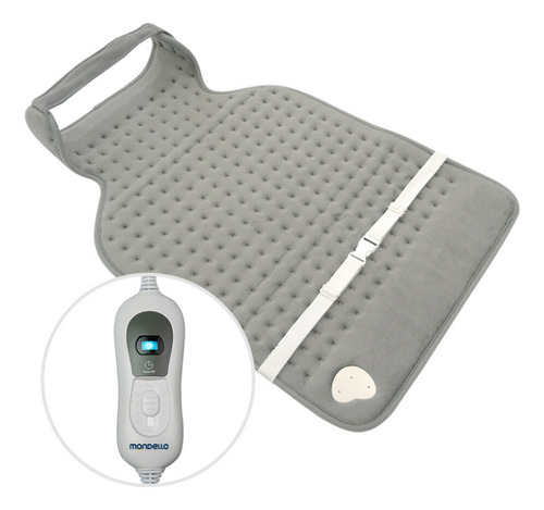 Almohadilla Térmica 63x42 C/apagado Automático Manta Térmica Gris