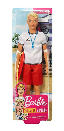 Ken Barbie Careers Lifeguard Muñeca