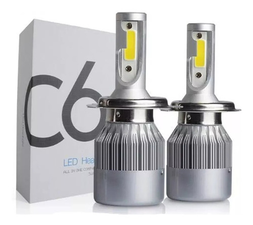 Imagen 5 de 5 de Pack X10 Cree Led C6 H1 H4 H7 H11 9006 6ta Generacion