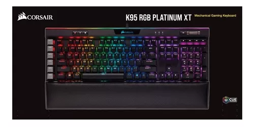 Teclado CORSAIR K95 RGB PLATINUM XT CHERRY MX SPEED NEGRO - ®