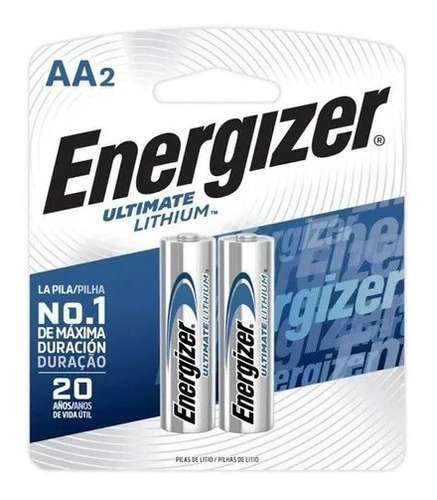  Pila Litio Energizer Aa-2