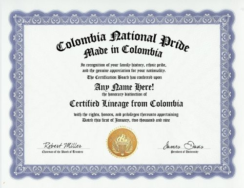 Juguete Para Broma - Colombia Colombian National Pride Certi