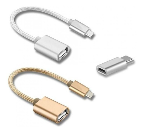 Cable Adaptador Otg Usb Hembra Microusb Tablet Celula Ditron