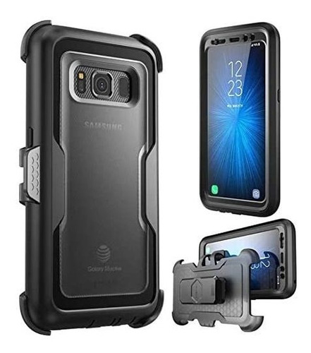 Funda Para Galaxy S8 Active, Negro/resistente/soporte