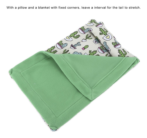 Saco De Dormir Gecko Bed Lizard De Algodón Para Hámster Y Re
