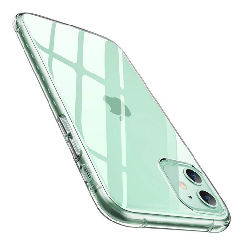 Imagen 8 de 10 de Estuche iPhone 11 - 11 Pro Carcasa Silicona Transparente