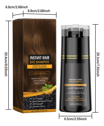 Cor Para Tingimento De Cabelo E Tingimento De Cabelo 200 Ml