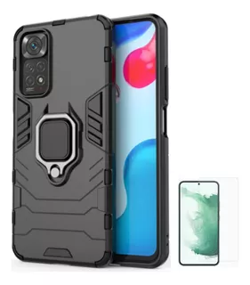 Case Armadura Para Xiaomi Redmi Note 12 Pro 4g + Vidrio