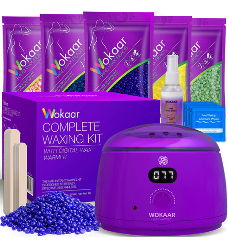 Wokaar Kit De Cera De Cuerpo Completo Para Mujeres Y Hombres