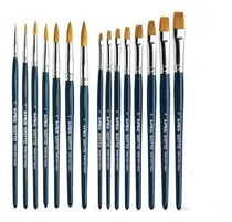 Comprar Set 15 Pinceles Redondos Y Chatos Sinteticos Giotto  