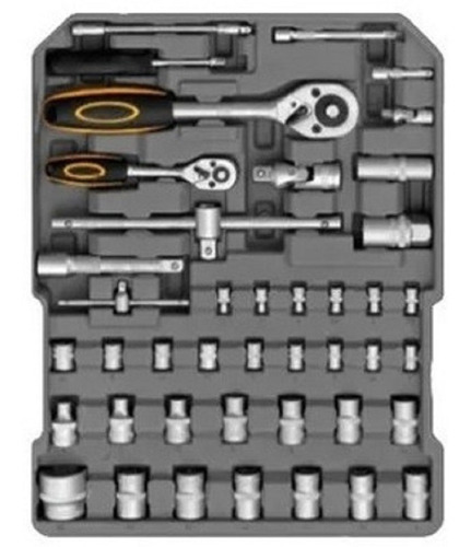 Maletín Portátil Caja Set De Herramientas Lusqtoff 245pz