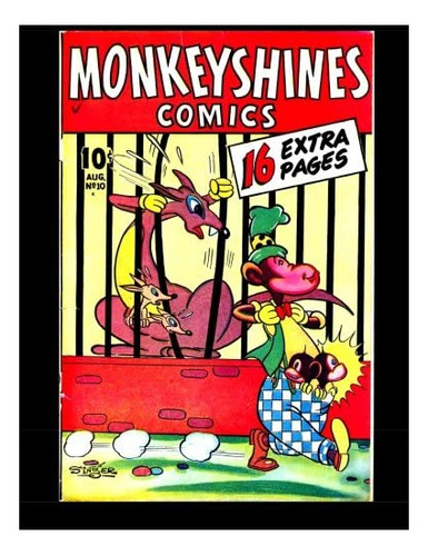 Libro: Monkeyshines Comics #10: Golden Age Animal