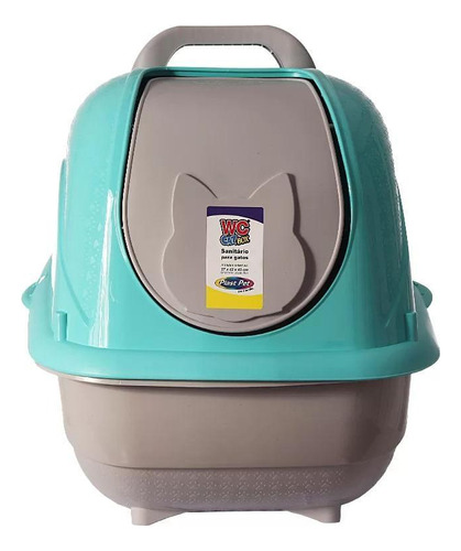 Wc Cat Box Pop Azul Plastpet