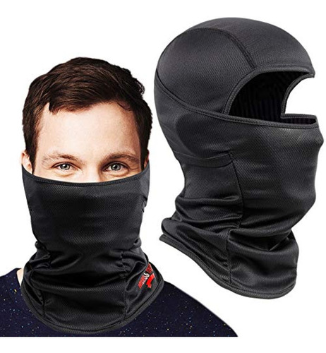 Pasamontañas Badass Moto Ultimate Neck Gaiter Black Balaclav