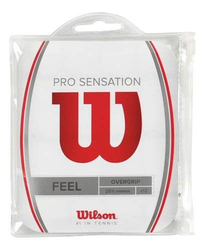 Grip Unisex Wilson - Pro Overgrip Sensation 12pk Blanco - Te