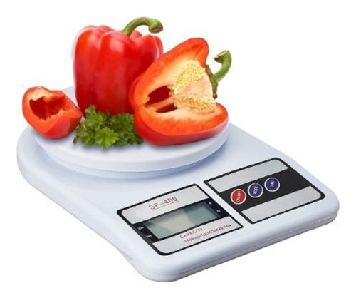 Peso De Cocina Digital Balanza  7kg X 1g Sf-400 Con Garantia