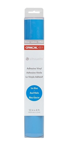 Vinil Adhesivo Oracal 651 Silhouette 12 Pulgadas Ice Blue