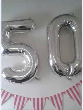 Globos Metalizados Numeros De Un Metro