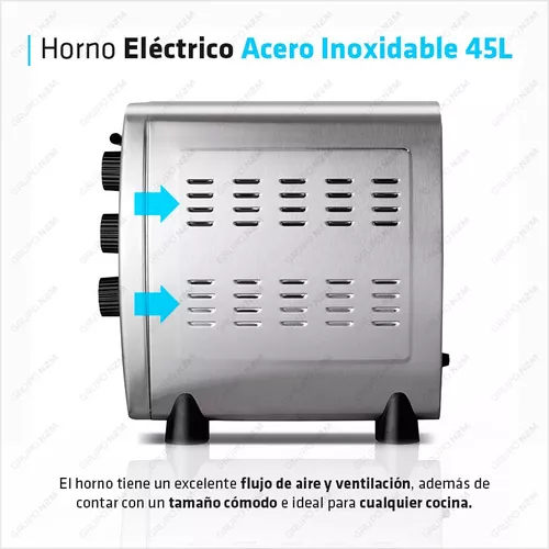 Horno eléctrico de 45 litros AX-HC45