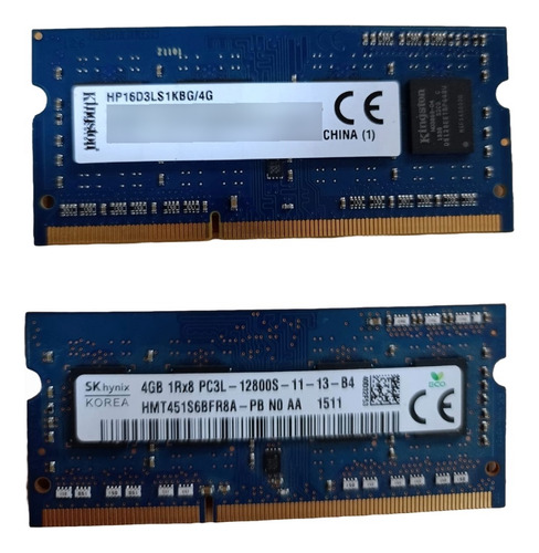 Memoria Ram 4gb Pc3l - 12800s Para Portátil