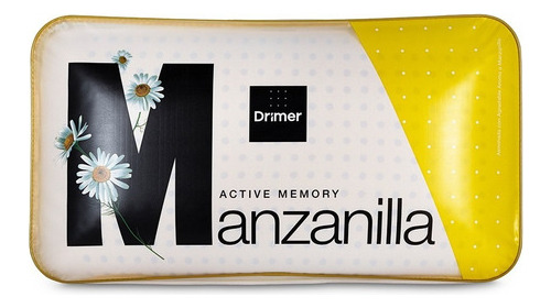 Almohada Active Memory Foam Manzanilla 73x40cm