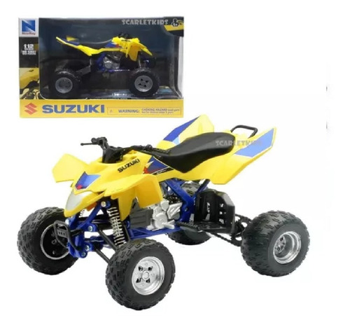 Imagen 3 de 7 de Cuatriciclo New Ray Suzuki Quadracer R450 Escala 1:12