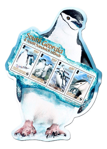 2008 Wwf Fauna- Pingüinos- South Georgia (bloque) Mint