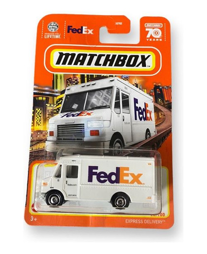 Matchbox Camion Fedex Truck Escala  1:64