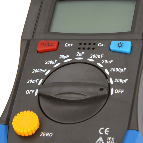Medidor De Capacitancia Digital Lcd De Mano Condensador W/ D
