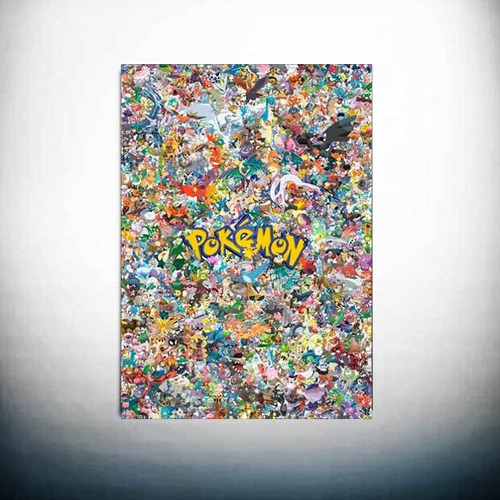 Poster Adesivo Anime Pokemon