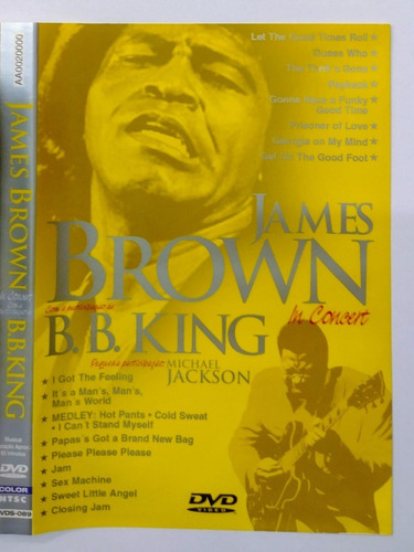 Dvd James Brown In Concert