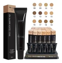 Comprar Base de maquiagem líquida Max Love Base Liquida Max Love Matte 30ml Base Liquida Matte HD tom cor 08 - 30mL 30g