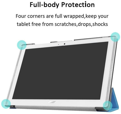 Acer Iconia One 10 b3-a40 case, Funda De Piel [vibrante...