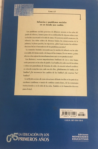 Libro Infancias Y Problemas Sociales En Un Muno Que Cambia