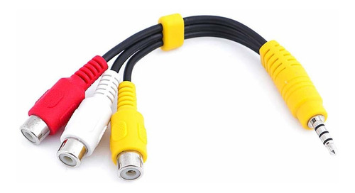 Cable Adaptador 3.5 Mm A 3 Rca Para Sony Tv, 23 Cm