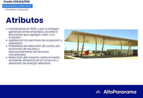 Lote Con 5900 M2, Lote 6304/a/006 En Parque Logístico Ruta 5 Progreso, Canelones