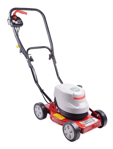 Cortador de grama elétrico Garthen S-1100 1100W cinza e vermelho 220V